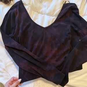 Black and Purple Women's lulu align
